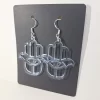Earring-model-Hamsa4-color-Clear-Blue Earring model Hamsa 4 Boucles d'oreilles couleur clear blue