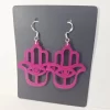 Earring-model-Hamsa4-color-Purple Earring model Hamsa 4 Boucles d'oreilles couleur purple