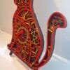 Chat mandala 6 couches belge