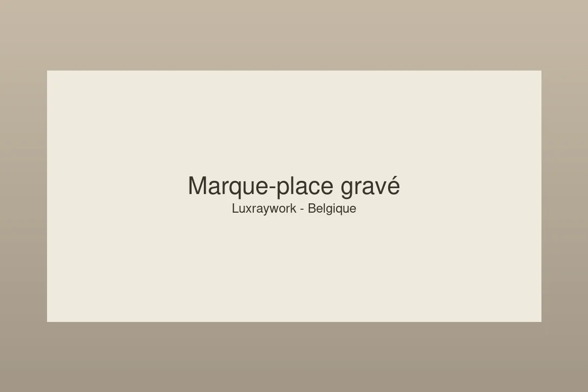 Marque-place au prénom découpé au laser dans du papier épais
