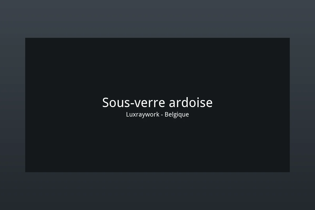 Sous-verres ardoise